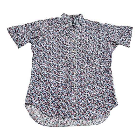 Ralph Lauren Floral All Over Print Casual Button Down‎ Shirt Adult Large - Picture 1 of 5